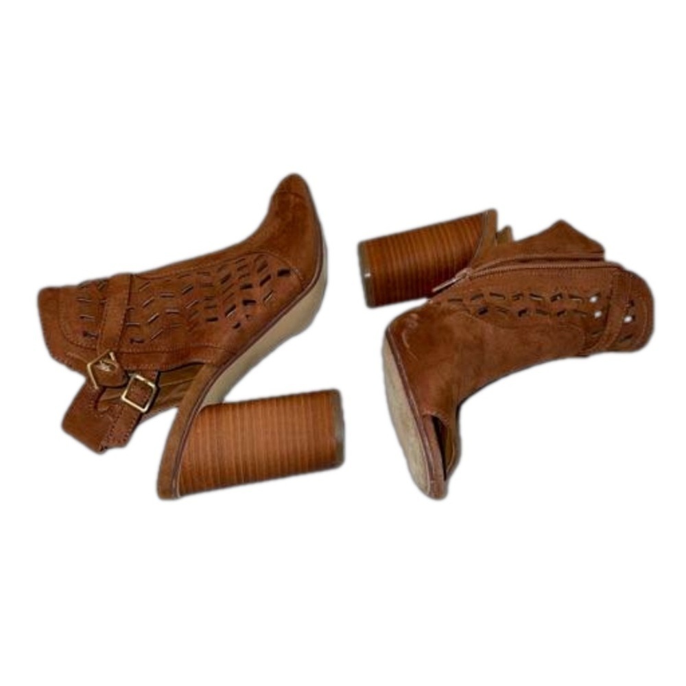 Great Condition Madden Girl Addyy Addy Sandals Women 9.5" Brown Boho - Picture 10 of 13